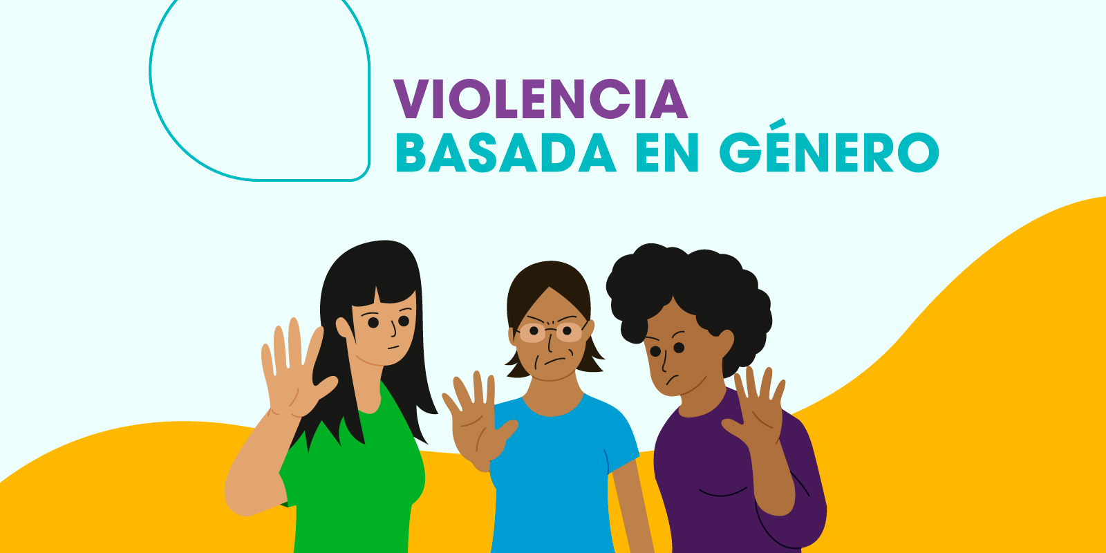 Banner de violencia basada en género de Alerta Villa